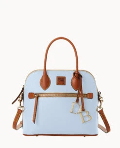 Pebble Grain Domed Satchel Slate 38 Pebble Grain Domed Satchel Slate -Dooney & Bourke B1954G 9P3FPAKR