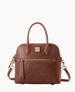 Saffiano Domed Satchel Black -Dooney & Bourke B1954G SIARSIAR