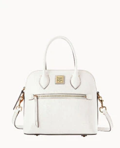 Saffiano Domed Satchel Black -Dooney & Bourke B1954G SIOWSIOW