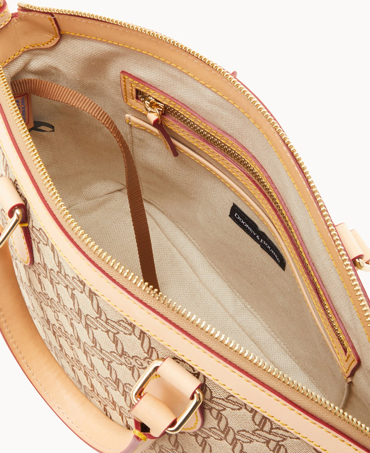 Maritime Domed Satchel Brown 4 Maritime Domed Satchel Brown - Image 4