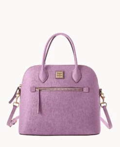 Saffiano Large Domed Satchel Amber -Dooney & Bourke B1955G SILUSILU