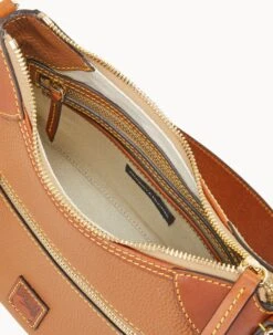 Pebble Grain Small Hobo Caramel -Dooney & Bourke B1956G 9PCAPAKR ALT2 1