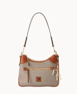 Pebble Grain Small Hobo Caramel -Dooney & Bourke B1956G 9PTPPAKR
