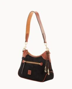 Suede Small Hobo Black -Dooney & Bourke B1956G SUBLPATN0002 ALT1 1