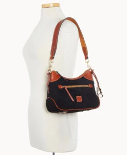 Suede Small Hobo Black -Dooney & Bourke B1956G SUBLPATN0002 ALT4