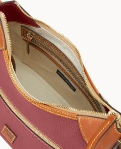 Pebble Grain Hobo Wine -Dooney & Bourke B1957G 9PWNPAKR ALT2 1
