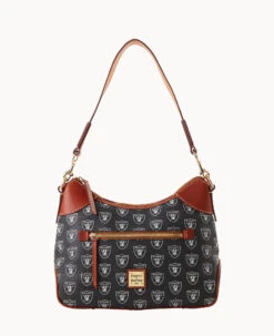 NFL Raiders Hobo RAIDERS -Dooney & Bourke B1957G NJBLPATNRAID 2
