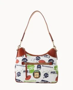 NFL Seahawks Hobo SEAHAWKS 13 NFL Seahawks Hobo SEAHAWKS -Dooney & Bourke B1957G QWMWPATNSEAH 1
