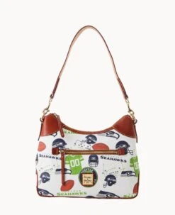 NFL Seahawks Hobo SEAHAWKS 17 NFL Seahawks Hobo SEAHAWKS -Dooney & Bourke B1957G QWMWPATNSEAH 2