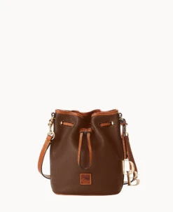 Pebble Grain Small Drawstring Wine -Dooney & Bourke B1959G 9PBFPAKR