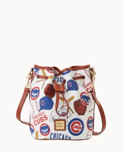 MLB Cubs Small Drawstring CUBS -Dooney & Bourke B1959G QUMWPATNCUBS 2