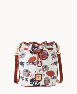 NFL Patriots Small Drawstring PATRIOTS -Dooney & Bourke B1959G QWMWPATNPATR 2