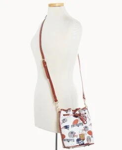 NFL Patriots Small Drawstring PATRIOTS -Dooney & Bourke B1959G QWMWPATNPATR ALT4 1