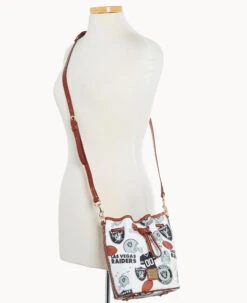 NFL Raiders Small Drawstring RAIDERS -Dooney & Bourke B1959G QWMWPATNRAID ALT4