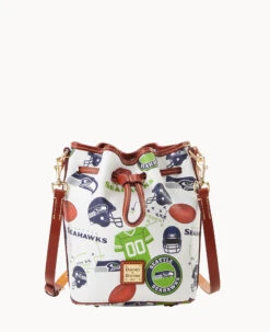 NFL Seahawks Small Drawstring SEAHAWKS -Dooney & Bourke B1959G QWMWPATNSEAH 2