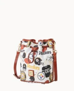NFL Steelers Small Drawstring STEELERS 14 NFL Steelers Small Drawstring STEELERS -Dooney & Bourke B1959G QWMWPATNSTLR ALT1 1