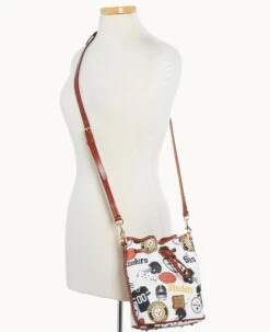 NFL Steelers Small Drawstring STEELERS 16 NFL Steelers Small Drawstring STEELERS -Dooney & Bourke B1959G QWMWPATNSTLR ALT4 1