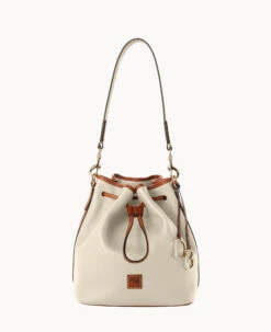 Pebble Grain Drawstring Hot Pink -Dooney & Bourke B1961G 9PBOPAKR