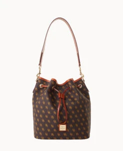 Gretta Drawstring Bone -Dooney & Bourke B1961G NGBMPATN