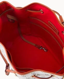 Gretta Drawstring Bone -Dooney & Bourke B1961G NGBOPATN ALT2 1