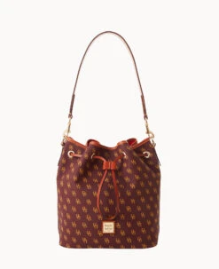 Gretta Drawstring Bone -Dooney & Bourke B1961G NGBXPATN