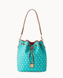 Gretta Drawstring Bone -Dooney & Bourke B1961G NGSEPATN