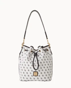 Gretta Drawstring Bone -Dooney & Bourke B1961G NGWHPABL