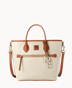 Pebble Grain Handle Tote Caramel -Dooney & Bourke B1963G 9PBOPAKR
