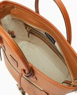 Pebble Grain Handle Tote Caramel -Dooney & Bourke B1963G 9PCAPAKR ALT2 1