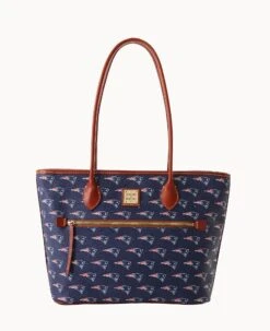 NFL Patriots Tote PATRIOTS -Dooney & Bourke B1964G NJNVPATNPATR 1