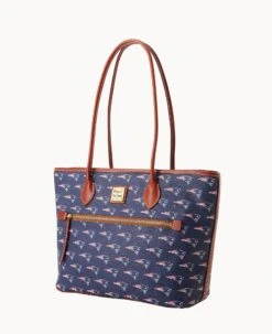 NFL Patriots Tote PATRIOTS -Dooney & Bourke B1964G NJNVPATNPATR ALT1 1