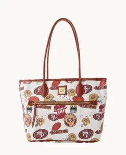 NFL 49ERS Tote 49ERS -Dooney & Bourke B1964G QWMWPATN49ER 1