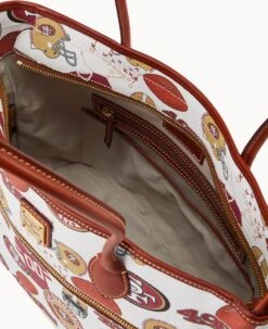 NFL 49ERS Tote 49ERS -Dooney & Bourke B1964G QWMWPATN49ER ALT2 1