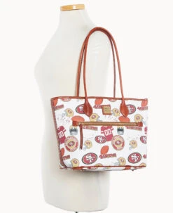 NFL 49ERS Tote 49ERS -Dooney & Bourke B1964G QWMWPATN49ER ALT4