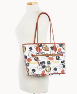 NFL Steelers Tote STEELERS -Dooney & Bourke B1964G QWMWPATNSTLR ALT4
