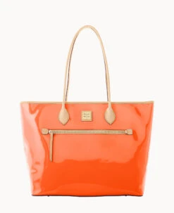 Patent Large Tote Clementine -Dooney & Bourke B1965G PTCESVNA 2