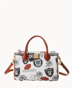 NFL Raiders Barrel Satchel RAIDERS