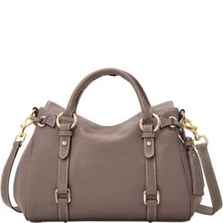 Pebble Grain Satchel Elephant 30 Pebble Grain Satchel Elephant -Dooney & Bourke B1980G AWELAWEL0001 ALT3 1