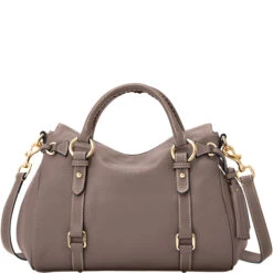 Pebble Grain Satchel Elephant 24 Pebble Grain Satchel Elephant -Dooney & Bourke B1980G AWELAWEL0001 ALT3