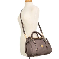 Pebble Grain Satchel Elephant 25 Pebble Grain Satchel Elephant -Dooney & Bourke B1980G AWELAWEL0001 ALT4