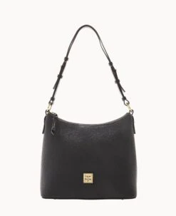 Pebble Grain Hobo Black Black -Dooney & Bourke B2030G AWBLPABL 1