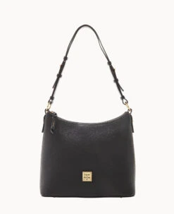 Pebble Grain Hobo Black Black
