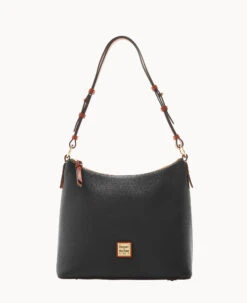 Pebble Grain Hobo Black Black -Dooney & Bourke B2030G AWBLPATN