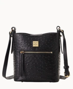 Ostrich Small Ridley Black