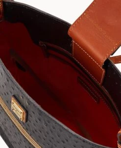 Ostrich Ridley Black -Dooney & Bourke B2037G OTBLPAKR ALT2 1
