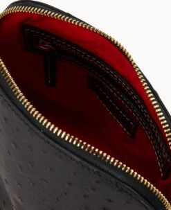 Ostrich Domed Crossbody Black 20 Ostrich Domed Crossbody Black -Dooney & Bourke B2059G OTBLPABL ALT2 1