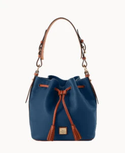 Pebble Grain Drawstring Black Black -Dooney & Bourke B2077G AWJEPATN