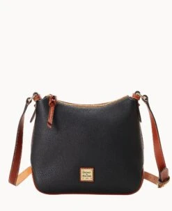 Pebble Grain Crossbody Hobo Dandelion 31 Pebble Grain Crossbody Hobo Dandelion -Dooney & Bourke B2086G AWBLPATN
