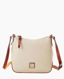 Pebble Grain Crossbody Hobo Dandelion 33 Pebble Grain Crossbody Hobo Dandelion -Dooney & Bourke B2086G AWBOPATN