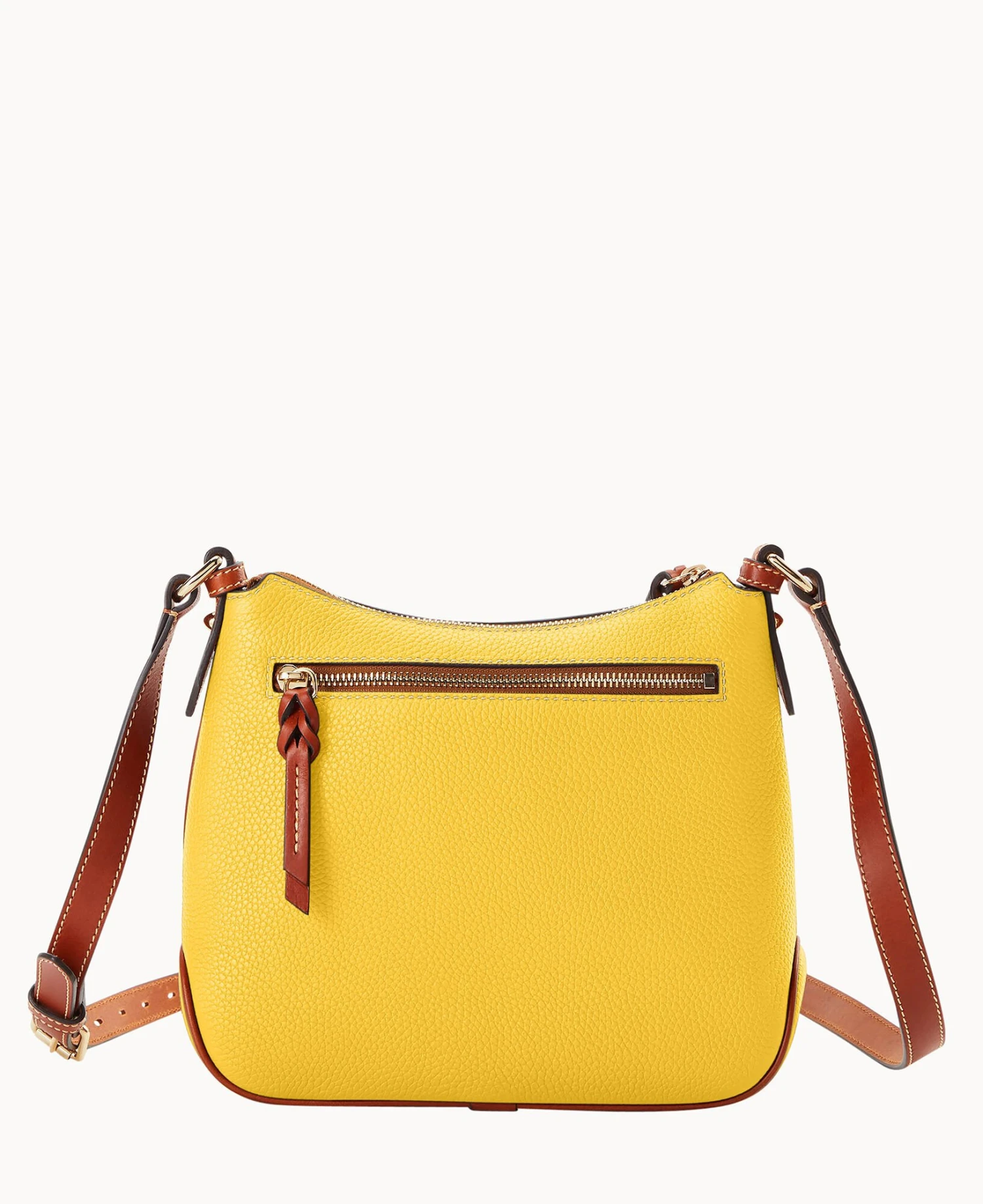 Pebble Grain Crossbody Hobo Dandelion 9 Pebble Grain Crossbody Hobo Dandelion - Image 9